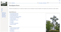 Desktop Screenshot of eucalyptusgrove.org