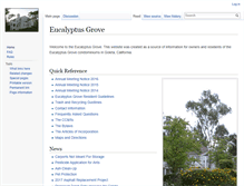 Tablet Screenshot of eucalyptusgrove.org